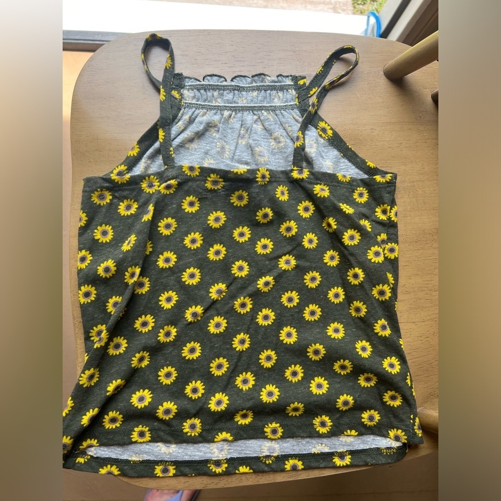 Melrose & Market Sunflower Tank Top- Size Small (7/8) - Picture 2 of 3